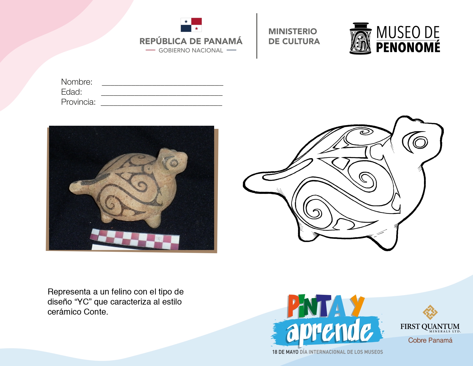 Cobre Panamá | Felino con el tipo de diseño “YC”