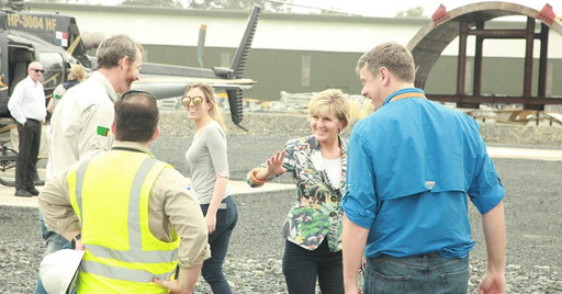 Canciller Australiana visita Cobre Panamá en su primer viaje al país