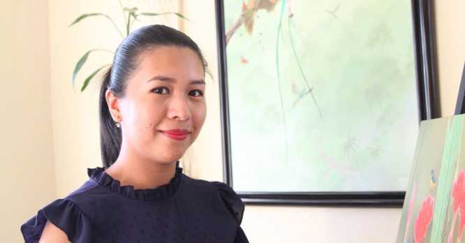 Kenia Araya, los colores de una artista inspirada en la naturaleza