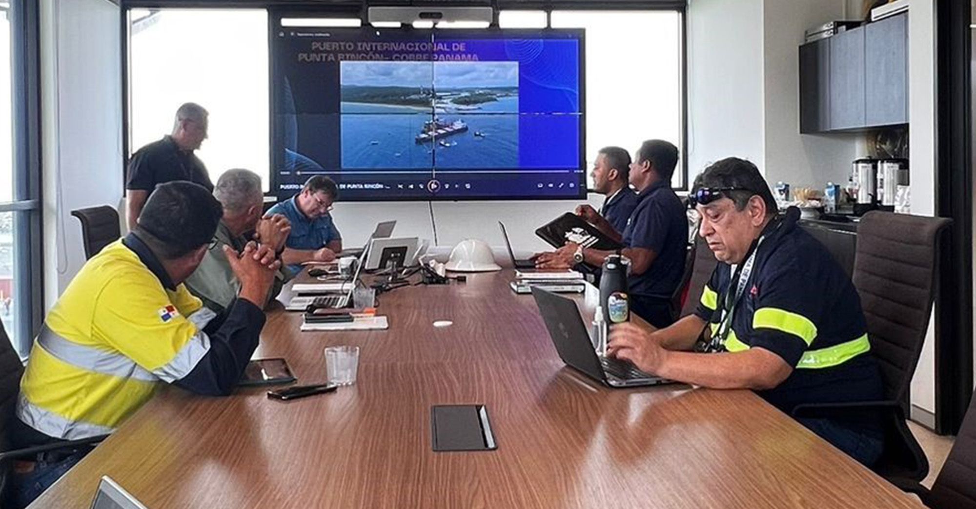 Cobre Panamá se somete exitosamente a una auditoría de protección portuaria dirigida por la Autoridad Marítima de Panamá