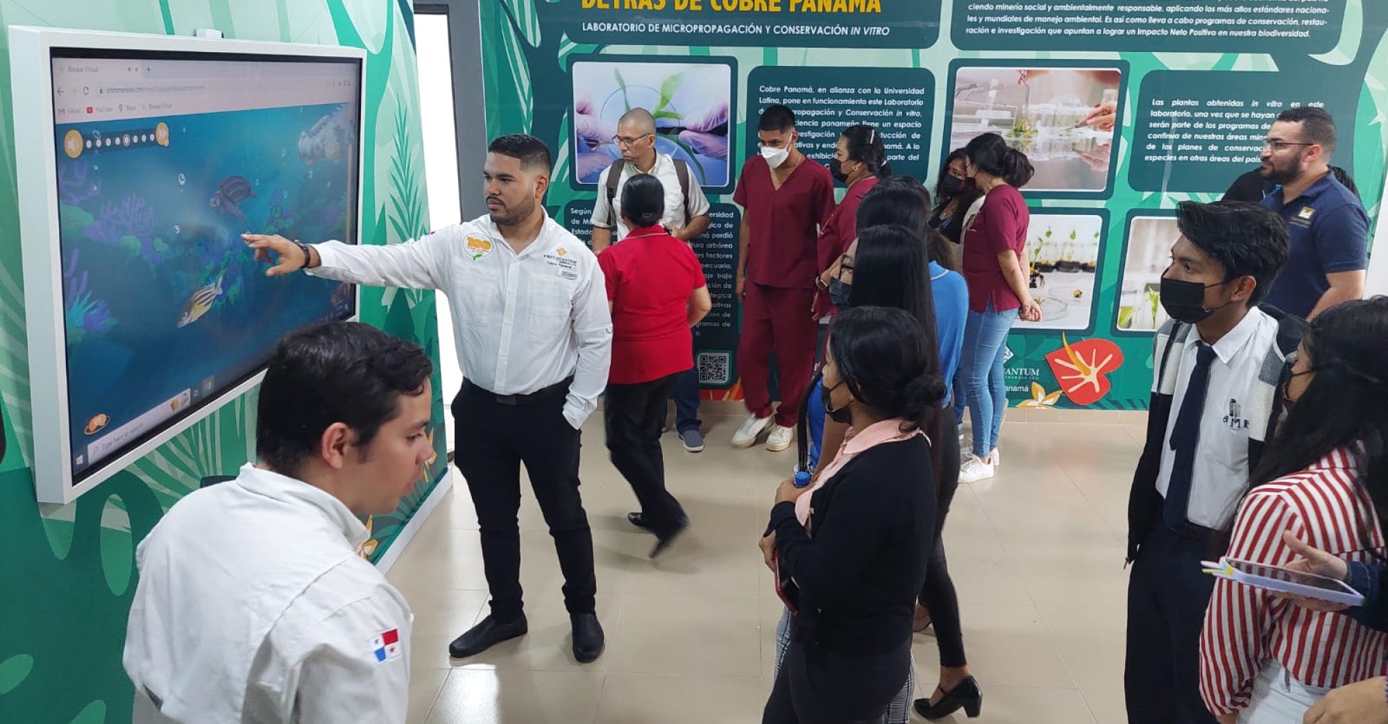 Cobre Panamá inaugura laboratorio para la conservación de especies de flora en Panamá